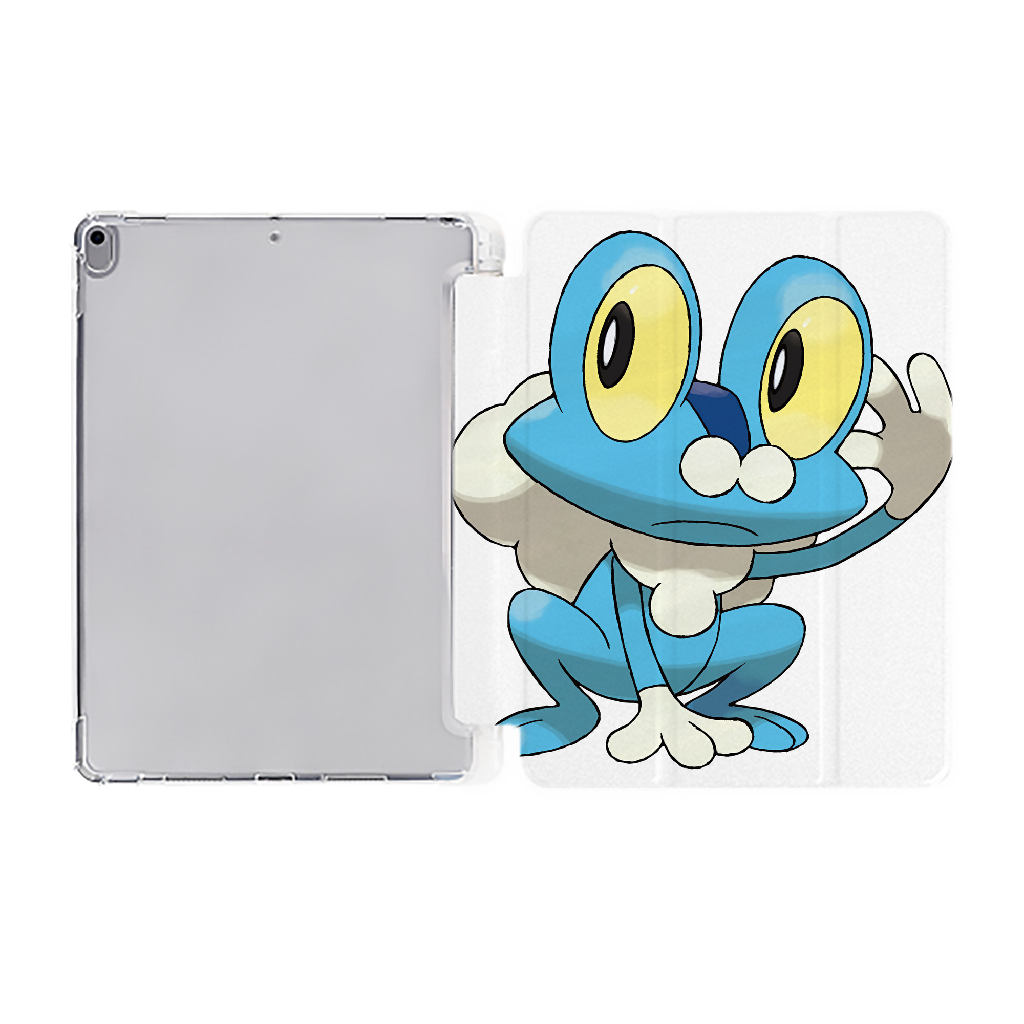（画像用） ポケットモンスター Pokémon IPad ケース ペン収納付き 三つ折りスタンド PUレザー×シリコン 対応機種9.5/10.5/10.9インチ
